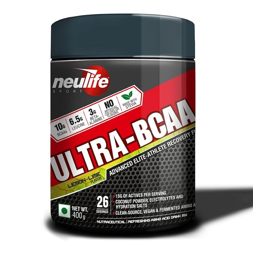 NEULIFE ULTRA-BCAA Powder 4:1:1 with 2X Leucine & Beta Alanine + Coconut Water & Electrolytes - Lemon-Lime-picture-39