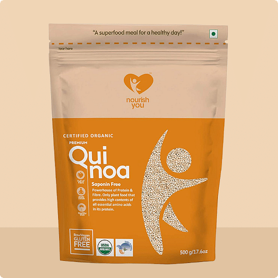 

Nourish You PREMIUM WHITE QUINOA 500G