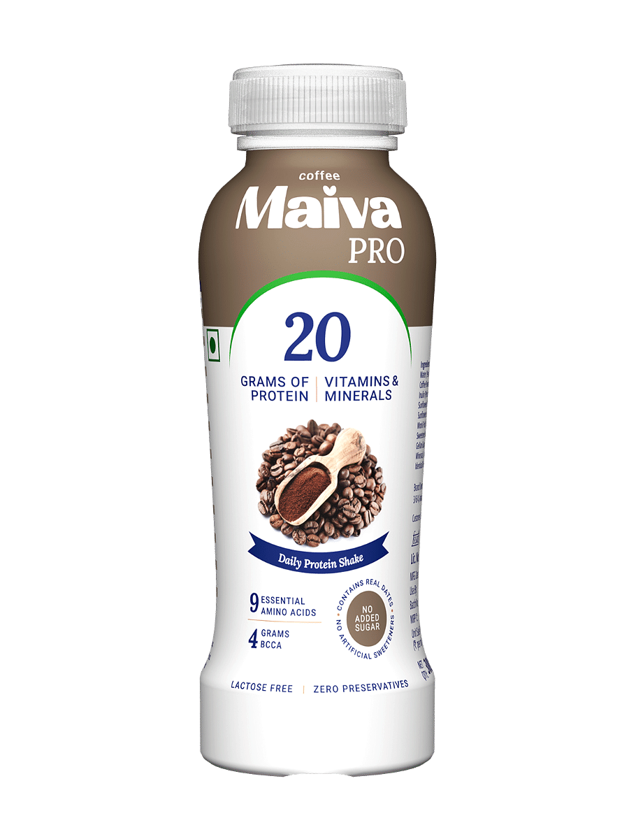 Maiva Pro Protein Drink - Coffee| Coffee Plant Protein Shake - 300ml| 20g Protein | Contains Dates | Vegan, Lactose-Free, No Preservatives, No Artificial Sweetener, No Added Sugar-image-22
