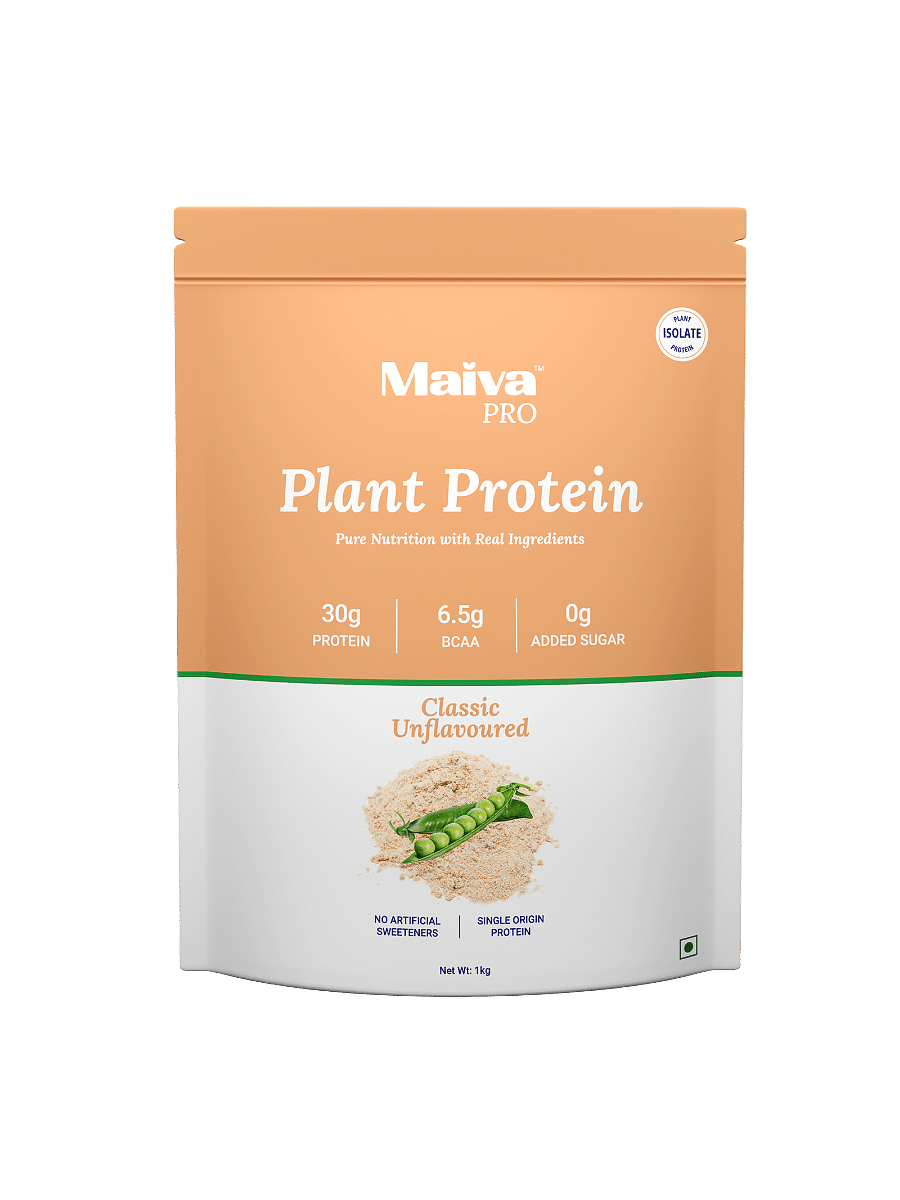 

Maiva Pro | Plant Protein Isolate - Classic Unflavoured - 1kg | 30g Protein, 6.5g BCAA | All Essential Amino Acids | Gut Friendly, Easy to Digest |...