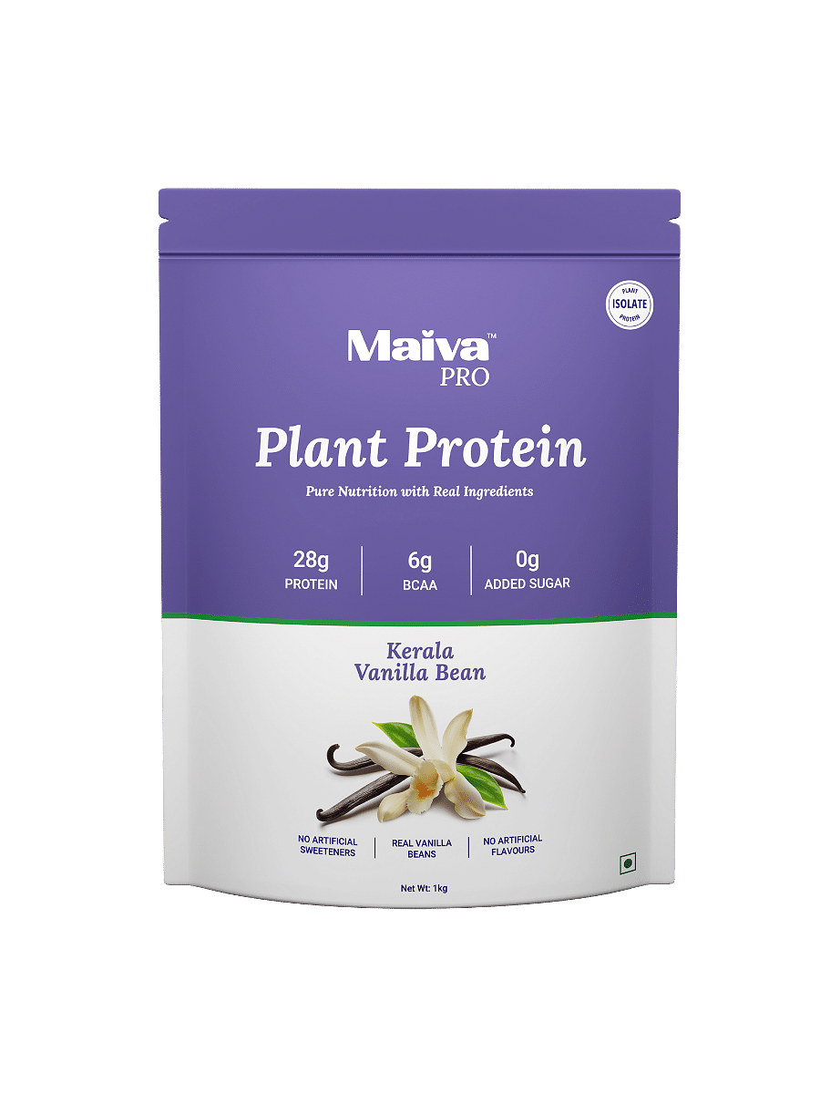 

Maiva Pro | Plant Protein Isolate - Kerala Vanilla Bean - 1kg | 28g Protein, 6g BCAA | All Essential Amino Acids | Gut Friendly, Easy to Digest | R...