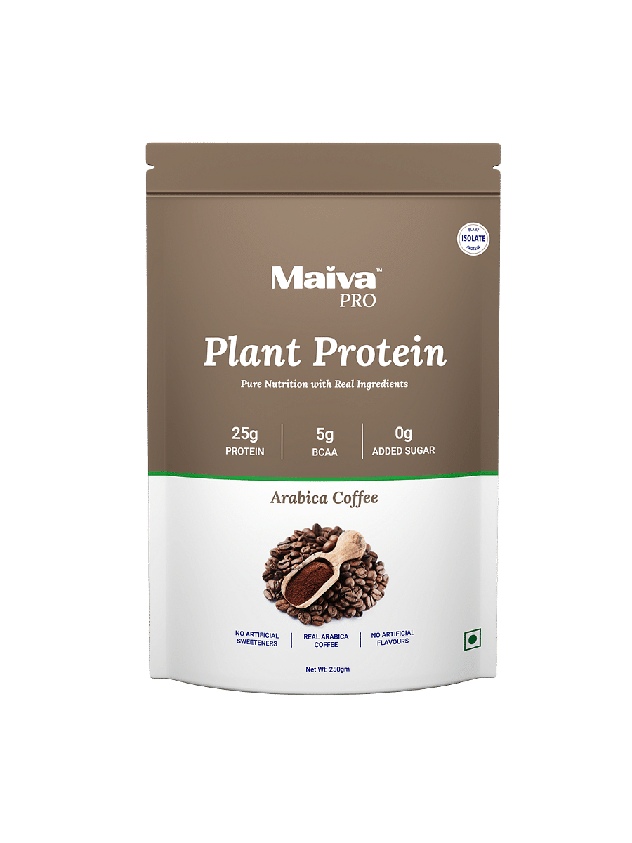 

Maiva Pro | Plant Protein Isolate - Arabica Coffee - 250gm | 25g Protein, 5g BCAA | All Essential Amino Acids | Gut Friendly, Easy to Digest | Real...