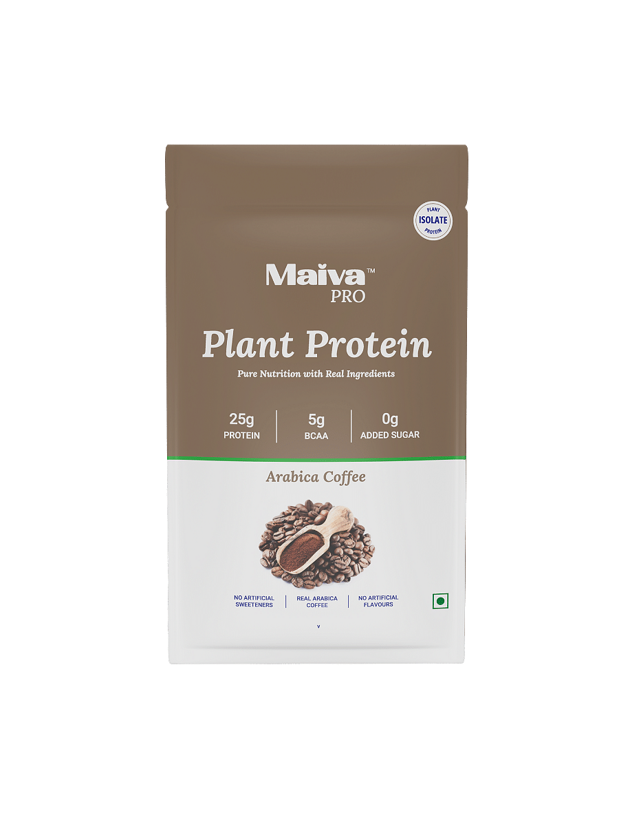 

Maiva Pro | Plant Protein Isolate - Arabica Coffee - 40gm (Pack of 5) | 25g Protein, 5g BCAA | Essential Amino Acids | Gut Friendly, Easy to Digest...