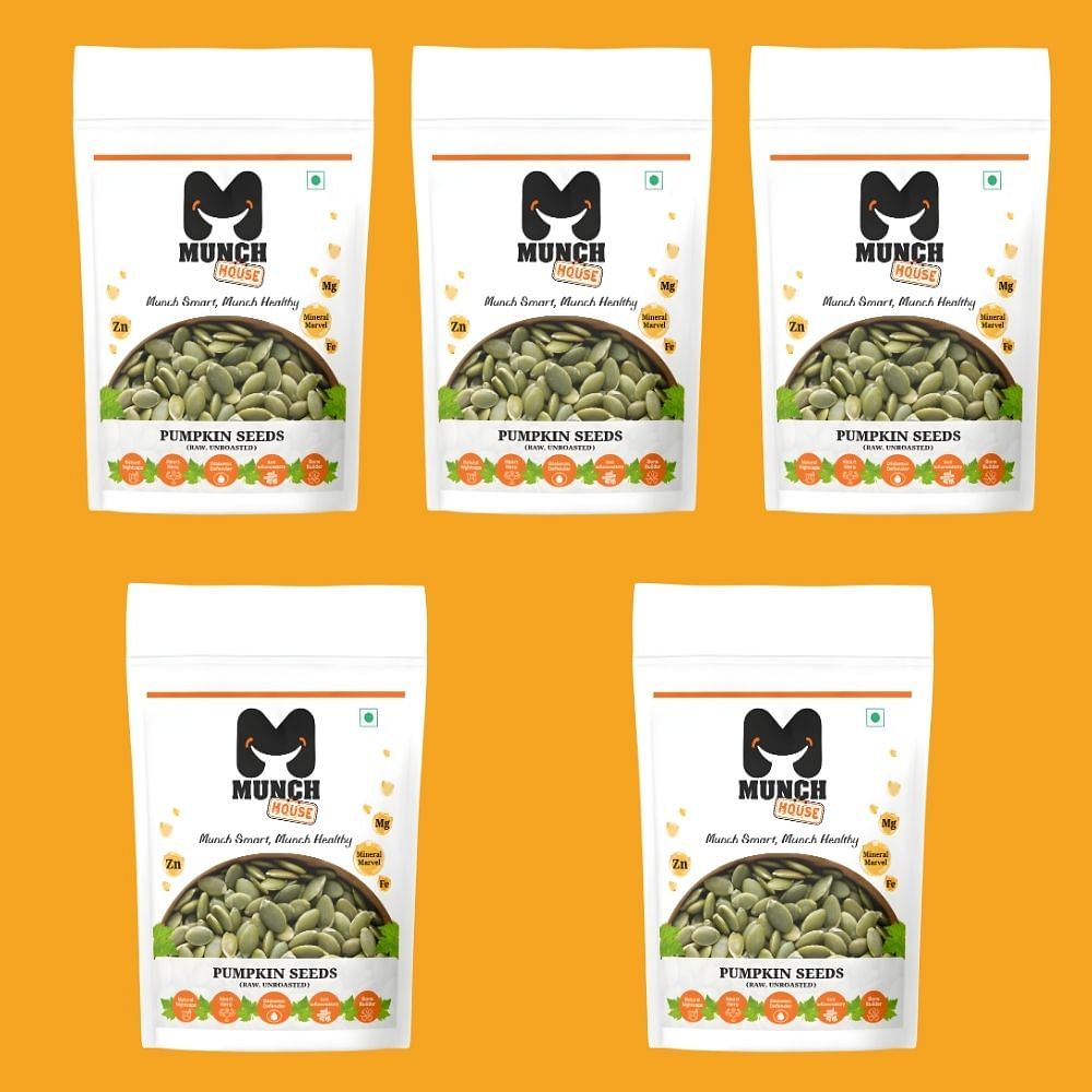 

Munchhouse Exotic Premium Pumpkin Seeds 1Kg - Pack Of -5