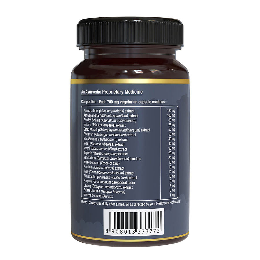 Pure Nutrition Shilajit Triple Gold Shilajit Capsules 30 Veg