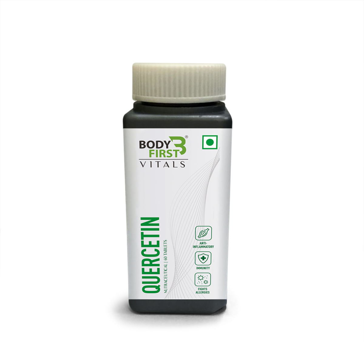 

Body First Quercetin 200mg Per Serving - Natural Bioflavonoids acts as Antioxidant, Lowers Inflammation, Helps Boost Immunity & Fights Allergies, 6...