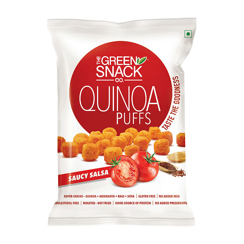 

The Green Snack Co Quinoa Puffs Sausy Salsa