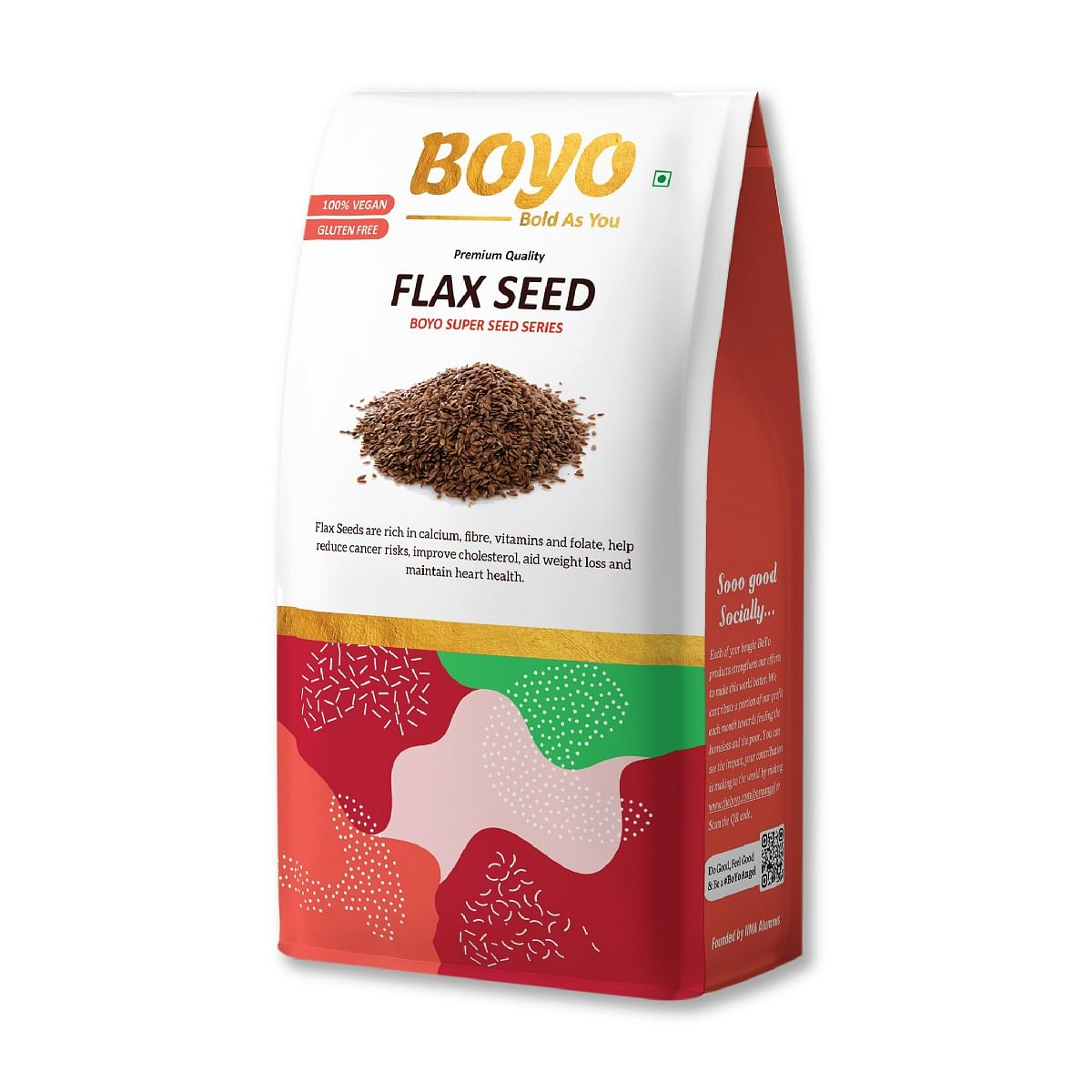 

BOYO Raw Flax Seed 250g Fibre Rich Alsi Seeds, Rich Source Of Lignin