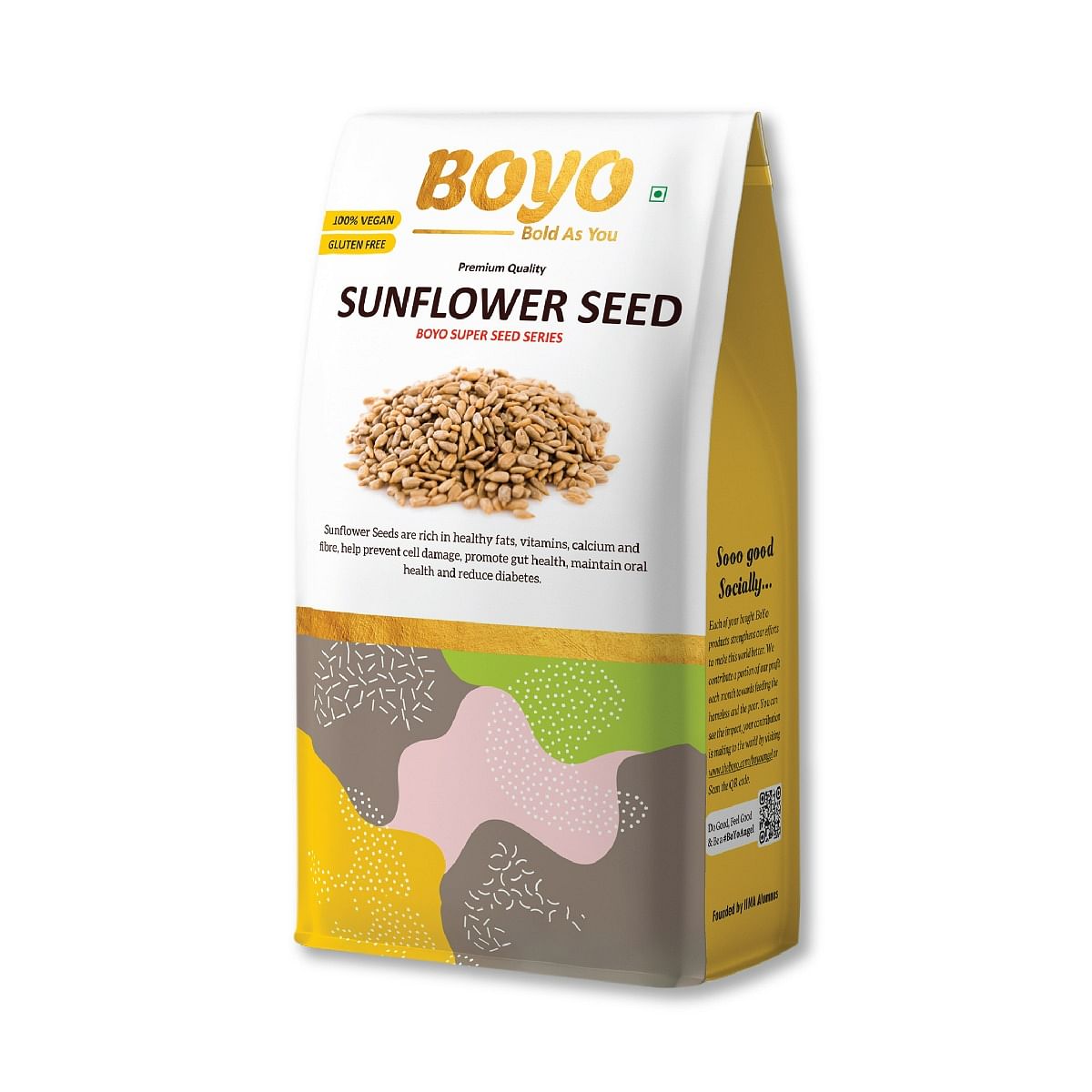 

BOYO Raw Sunflower Seed 250g - Protein And Fibre Rich Superfood