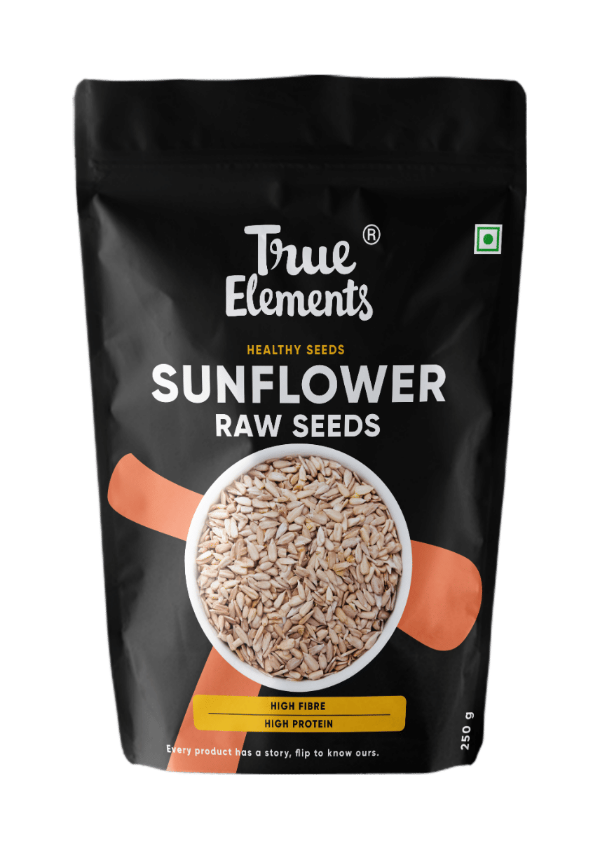 True Elements Sunflower Seeds 250 g Raw Seeds for Eating Healthy