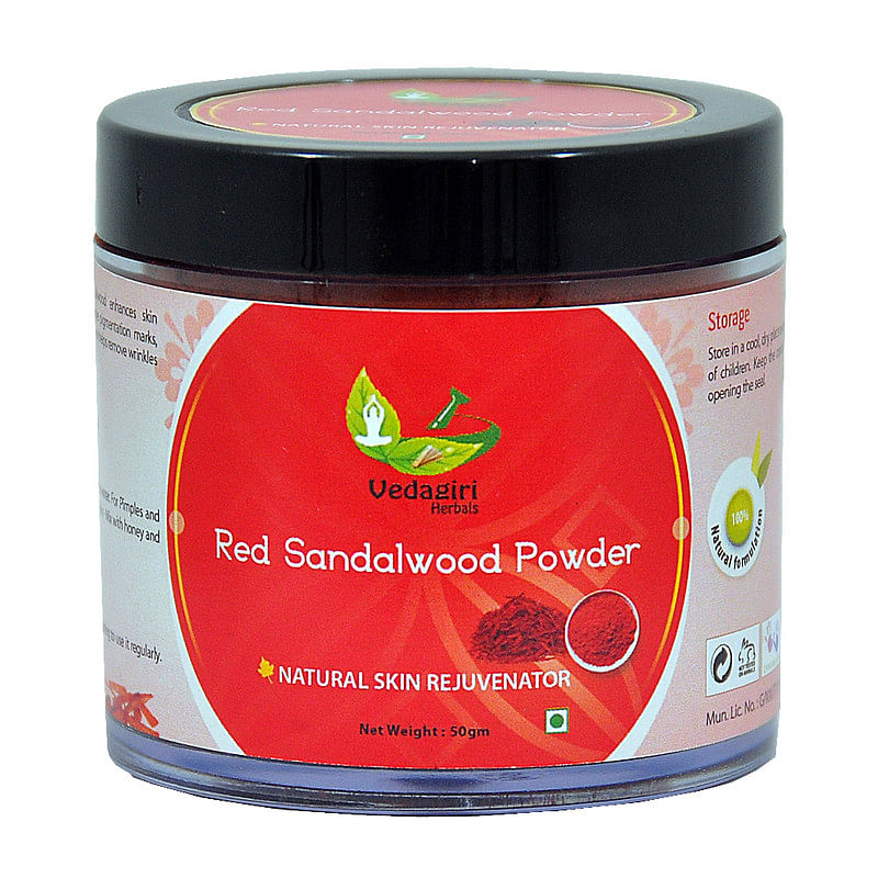 

Vedagiri Herbals Red Sandalwood Powder (Red, 50g)