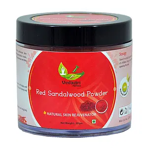 Vedagiri Herbals Red Sandalwood Powder (Red, 50g)