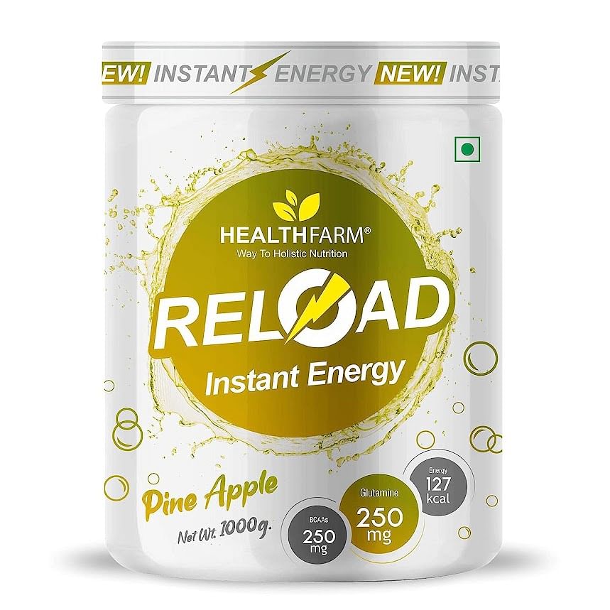 

Healthfarm Nutrition Elite Series Reload Instant Energy Drink with Fruit flavors-PINEAPPLE 1 Kg