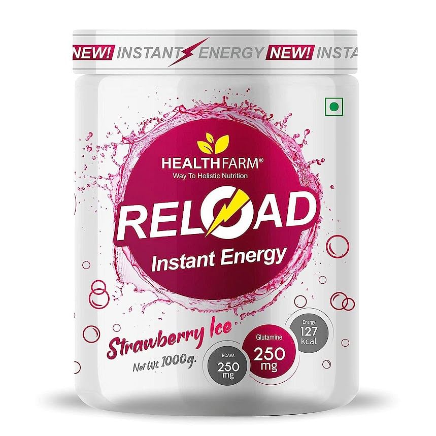 

Healthfarm Nutrition Elite Series Reload Instant Energy Drink with Fruit flavors-STRAWBERRY 1 Kg