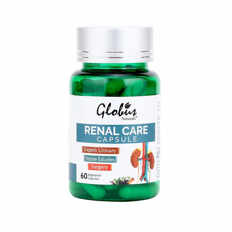 

Globus Naturals Renal Care Ayurvedic Capsules for kidney Stone, Urinary tract ( 60 cap)