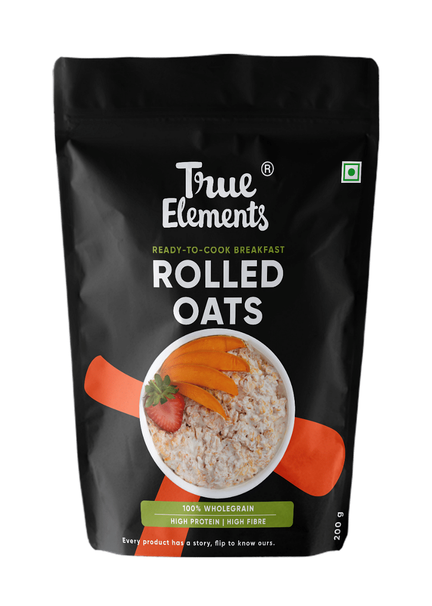 True Elements Rolled Oats 100 Wholegrain Breakfast Gluten Free