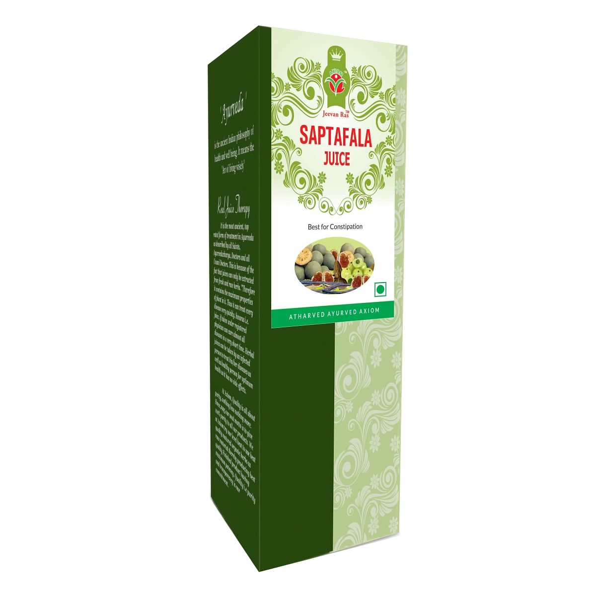 

Axiom Saptfala Juice|Goodness of Amla,Harar and Belgiri|Helps in Acidity, Constipation and Gastric problem|Useful in Obesity - 500ml