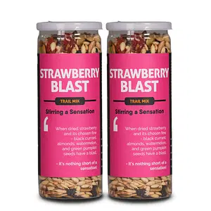 Omay Foods Strawberry Blast, 160g (Pack of 2) - Trail Mix