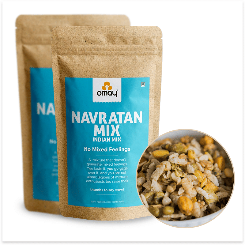 

Omay Foods Navratan Mix, 400g Pouch (Pack of 2)