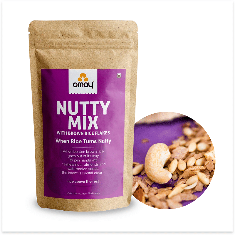 

Omay Foods Nutty Mix with Dry Fruits, 400g Pouch - Trail Mix