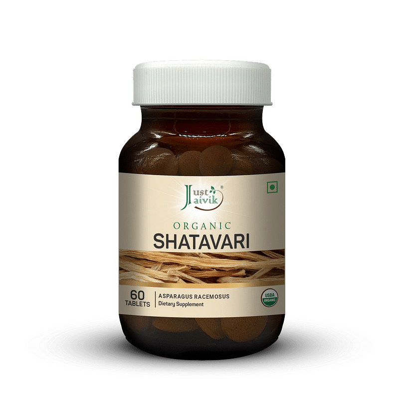 

Just Jaivik Organic Shatavari Tablets - 600mg