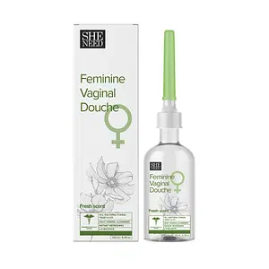 SheNeed Feminine Vaginal Douche-Fresh Scent- With Ph-3.5. Daily Vaginal Cleansing And Protection From UTI, Fungus & Yeast - 133ml