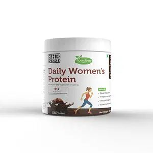 SheNeed Plant Based Daily Women’s Protein Drink with 21+ Nutrients for Women with Sitawar, Turmeric and Iron, Calcium For Energy, Hormone Balance, Bone, Hair And Skin & Muscle Health, Vegan -300gm