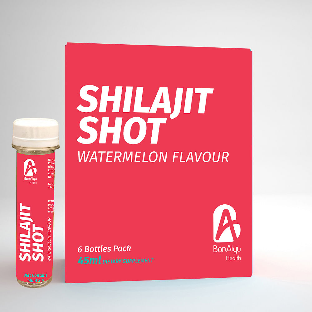 

BonAiyu Shilajit Shot Pack of 6 Bottles 45ml Watermelon Flavour