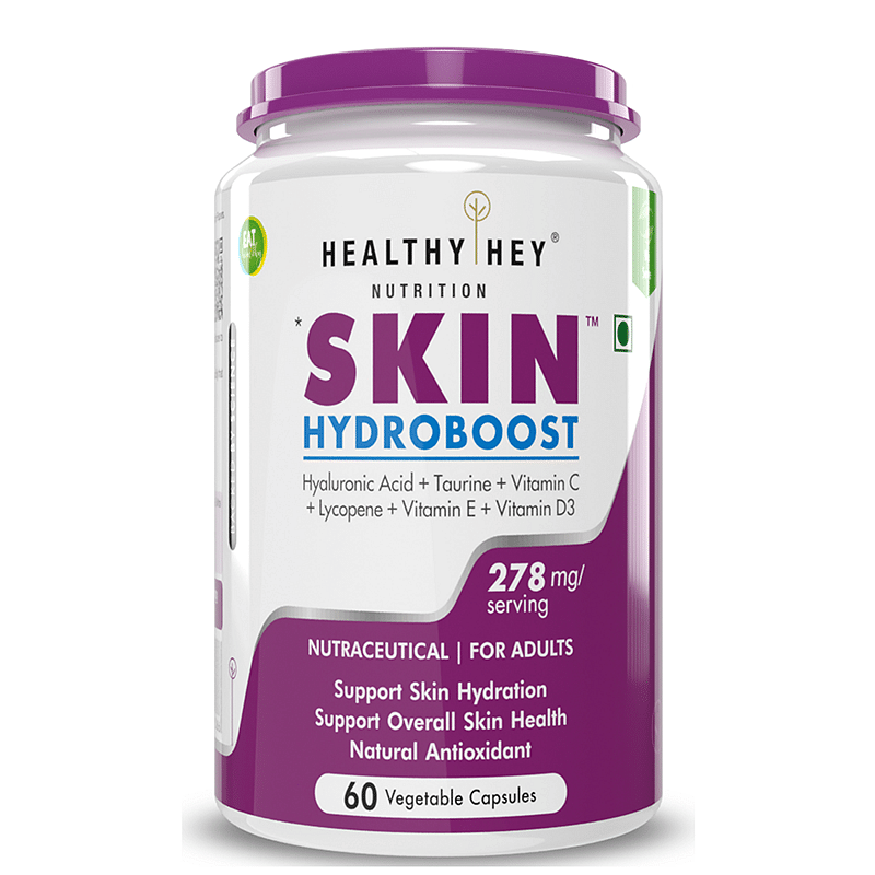 

HealthyHey Nutrition Skin Hydroboost 60 Vegetable Capsules