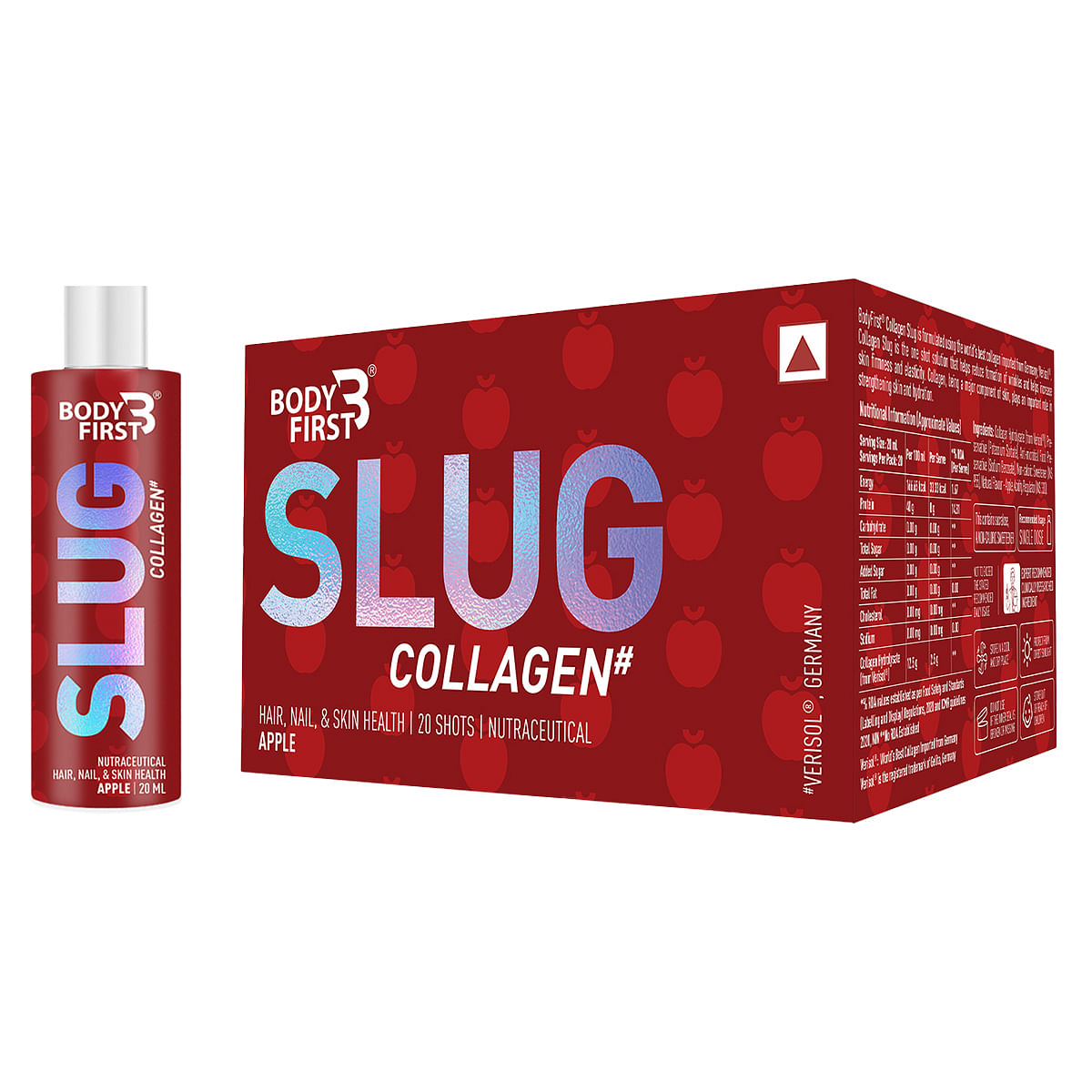 

Bodyfirst Collagen Slug (Pack Of 20) - Apple