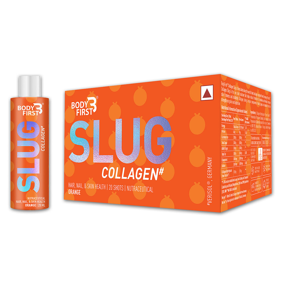 

Bodyfirst Collagen Slug (Pack Of 20) - Orange