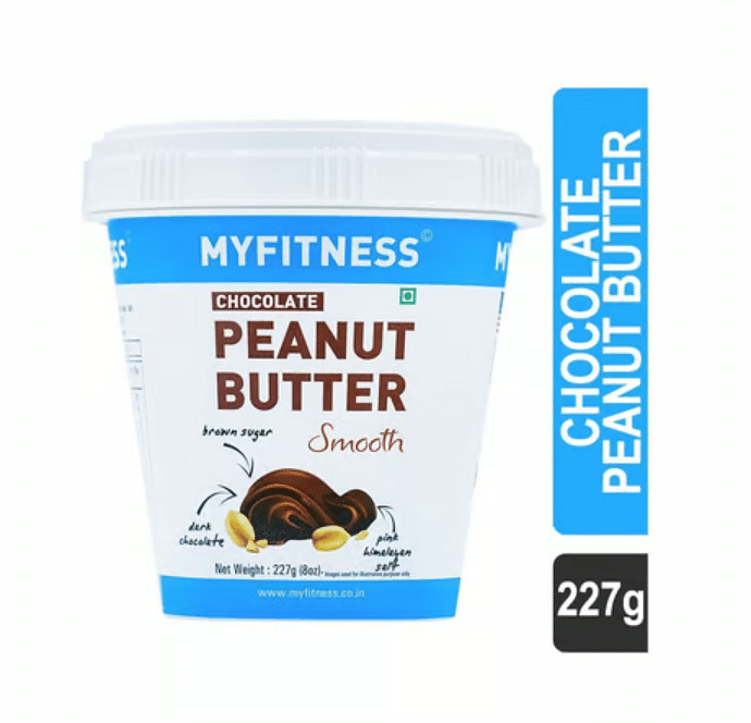 

MYFITNESS Chocolate Peanut Butter Smooth 227g | 22g Protein | Tasty & Healthy Nut Butter Spread | Dark Chocolate| Vegan | Cholesterol Free & Gluten...