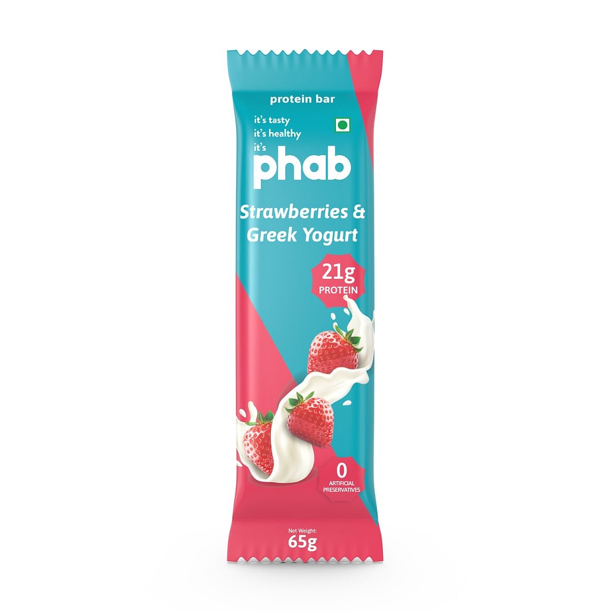 

Phab Mini Protein bar - Strawberry & Greek Yogurt pack of 6