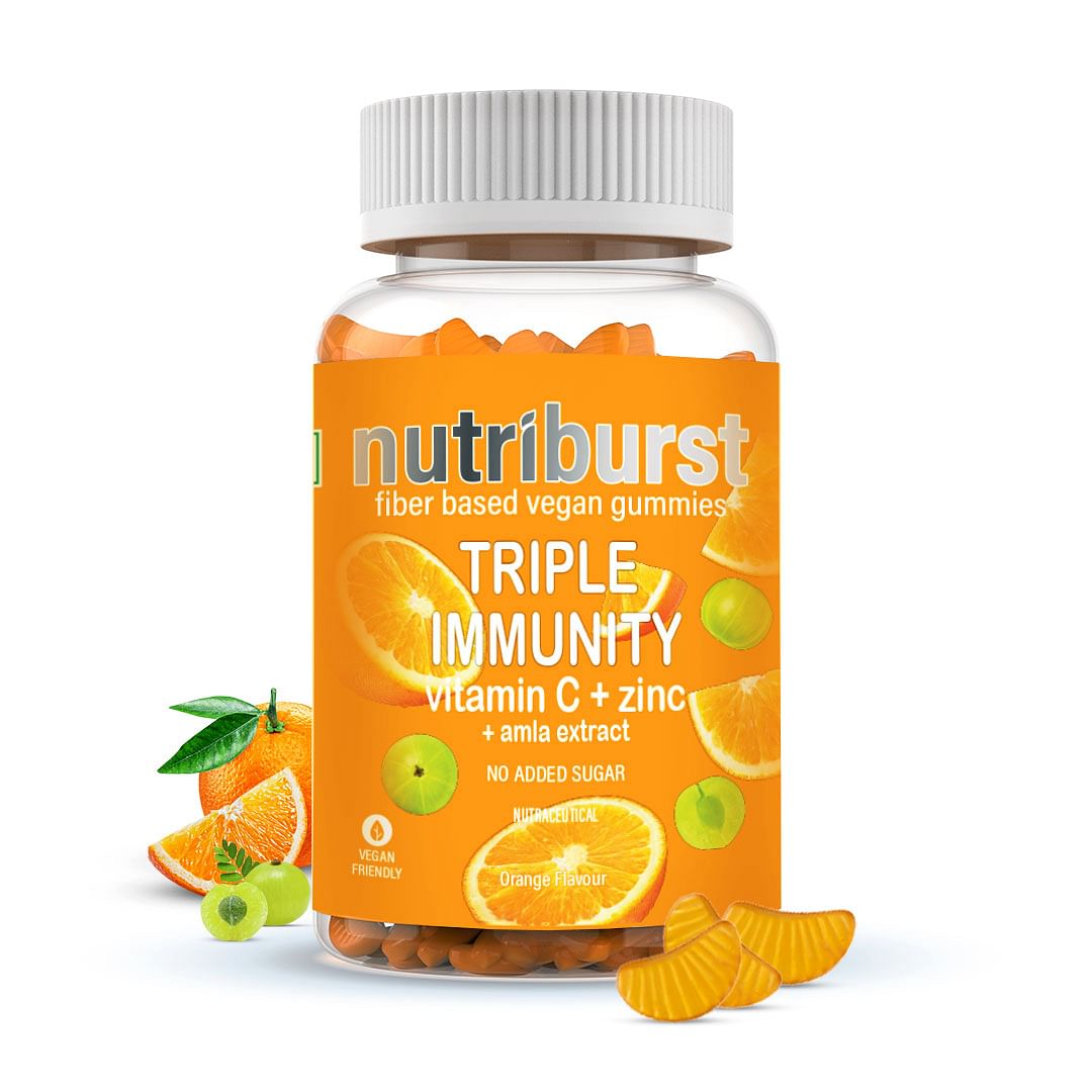 

NUTRIBURST Immunity Booster Gummies| UKs Most Trusted Brand | With Vitamin C, Zinc and Amla extract | VEGAN AND SUGAR FREE Multivitamin Gummies | N...