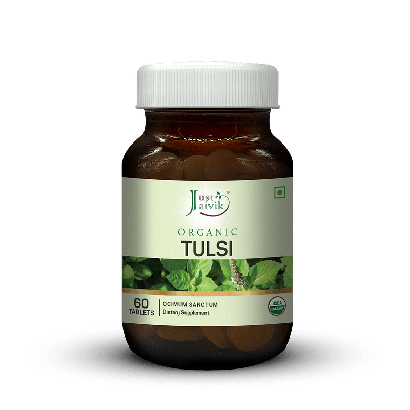 

Just Jaivik Organic Tulsi Tablets - 600mg