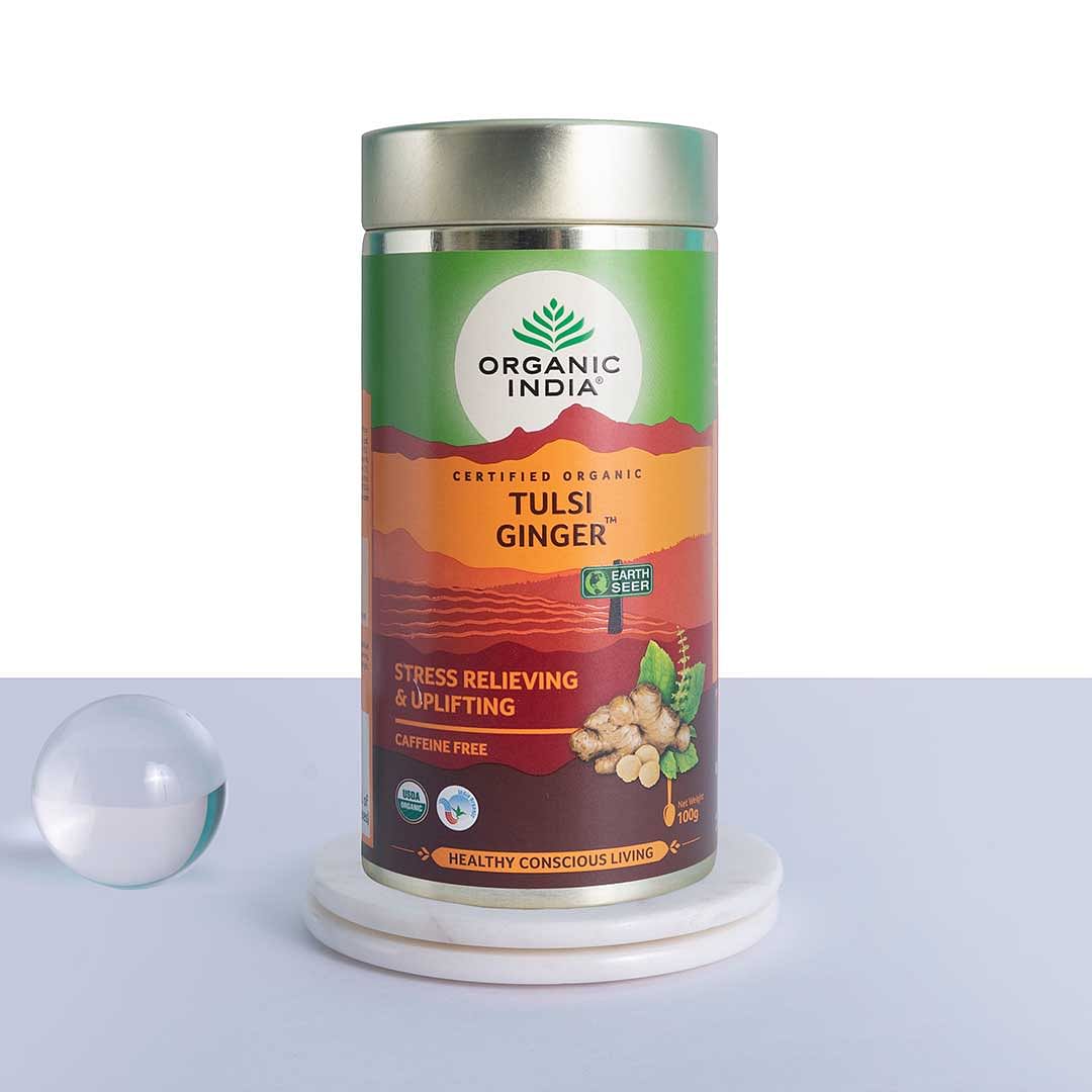 

Organic India Tulsi Ginger 100 g Tin