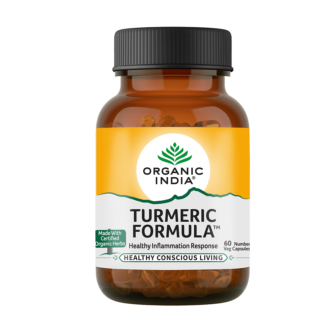 

ORGANIC INDIA Turmeric Formula 60 Veg Capsules