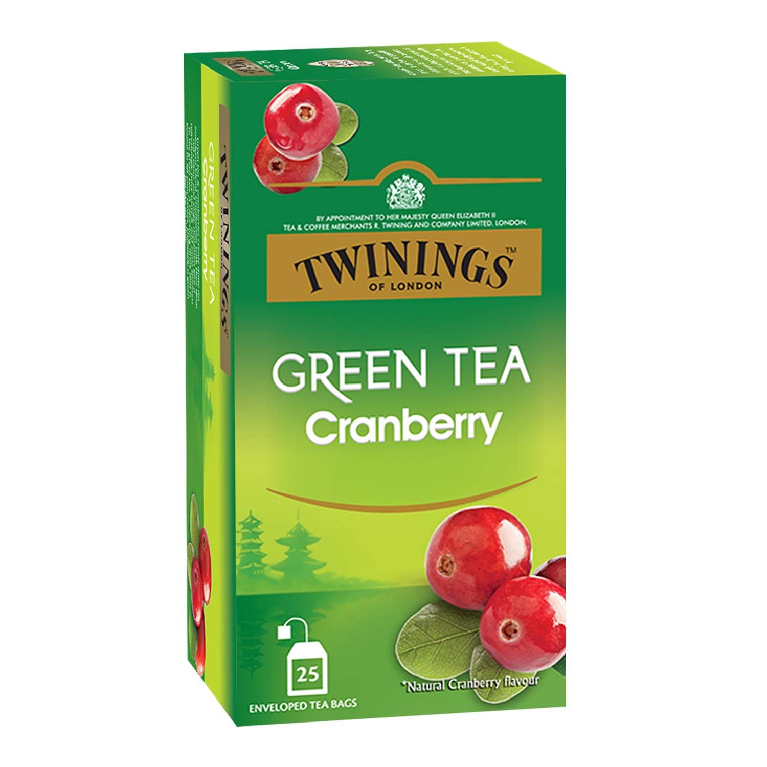 

Twinings Green Tea Cranberry, 25 Teabags