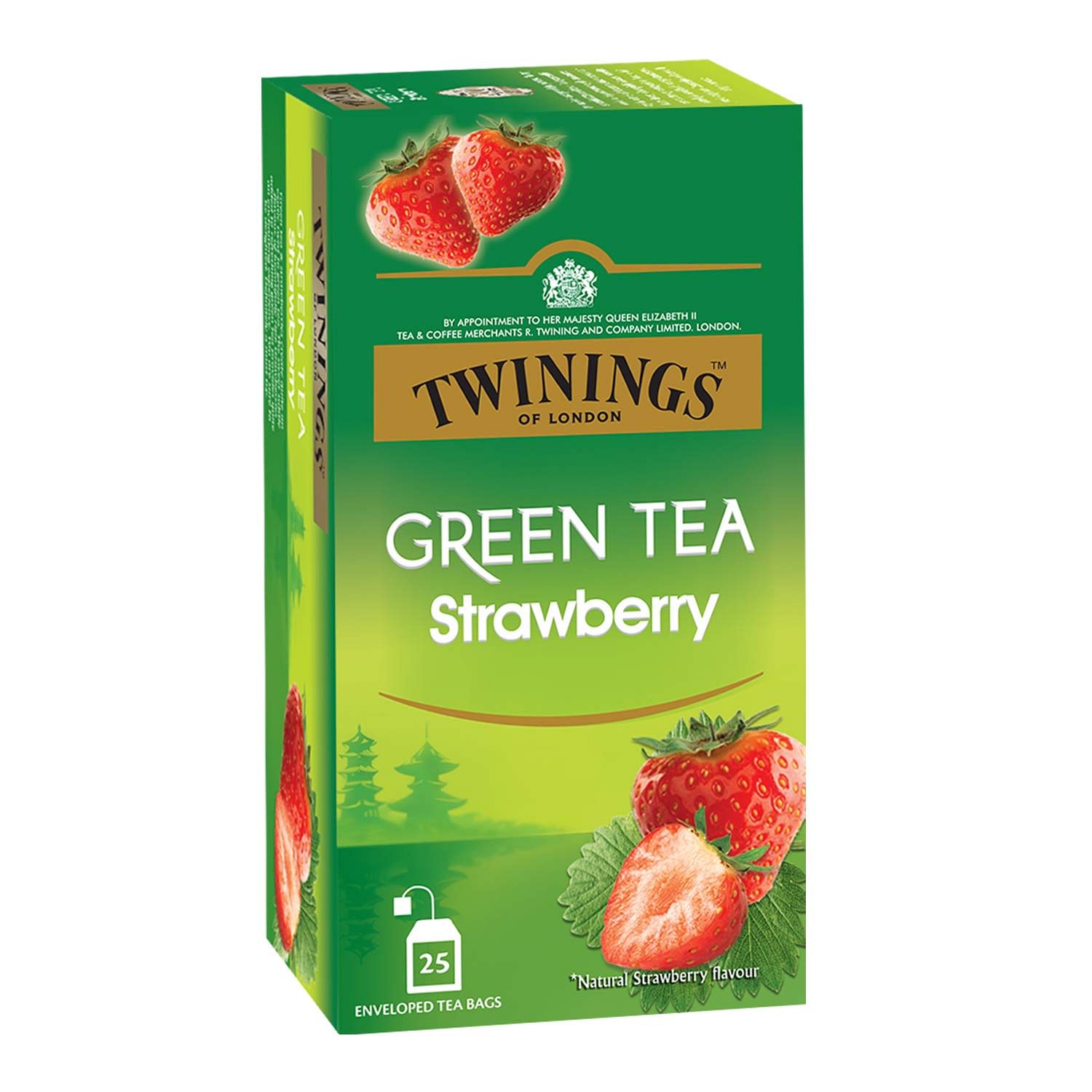 

Twinings Green Tea Strawberry, 25 Teabags