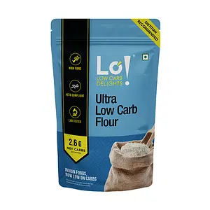 Lo! Low Carb Delights - Ultra Low Carb Keto Atta | Dietitian Recommended Keto Flour | Lab Tested Keto Food Products for Keto Diet