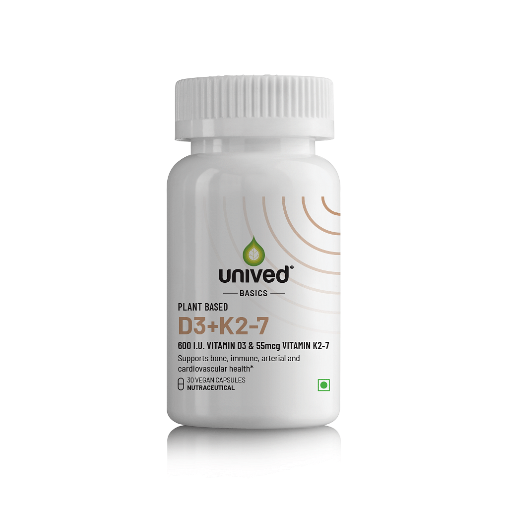 

Unived Basics D3+K2-7 (600 IU) - 30 Capsules