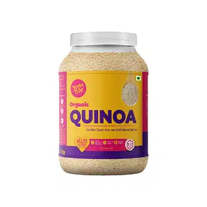 Yogabar Organic Quinoa 1.5kg - Certified Organic Quinoa for a Healthy Heart - Gluten Free - Diet Food for Weight Loss - Maintains Sugar Levels - Superfood