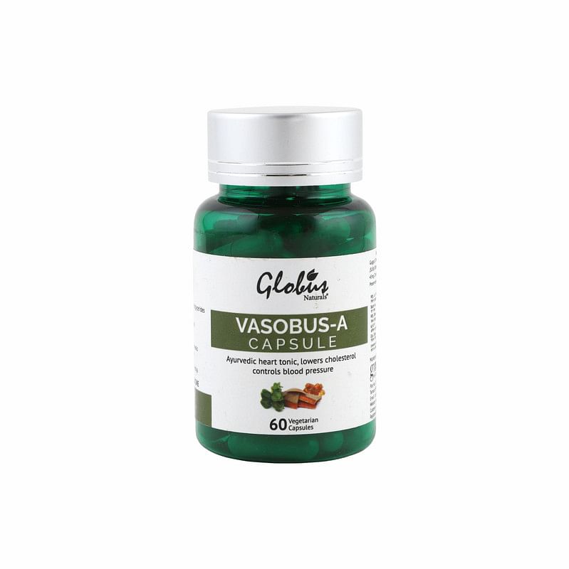 

Globus Naturals Ayurvedic VASOBAUS-A Capsule For Healthy Heart. ( 60 cap, Veg)