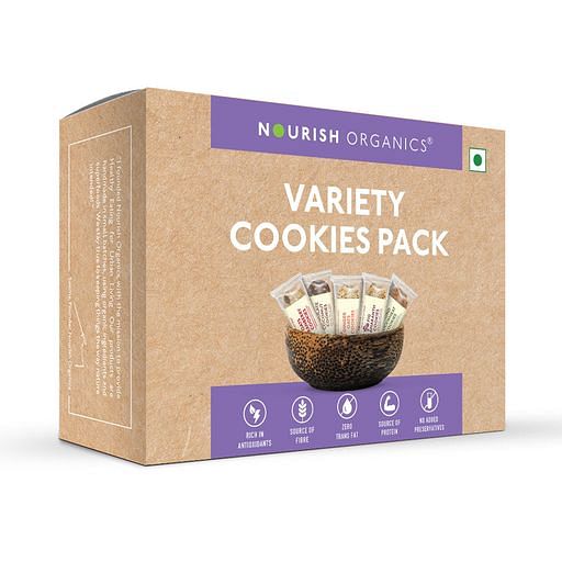 

Nourish Organics Variety Cookies Pack (Pack of 1)