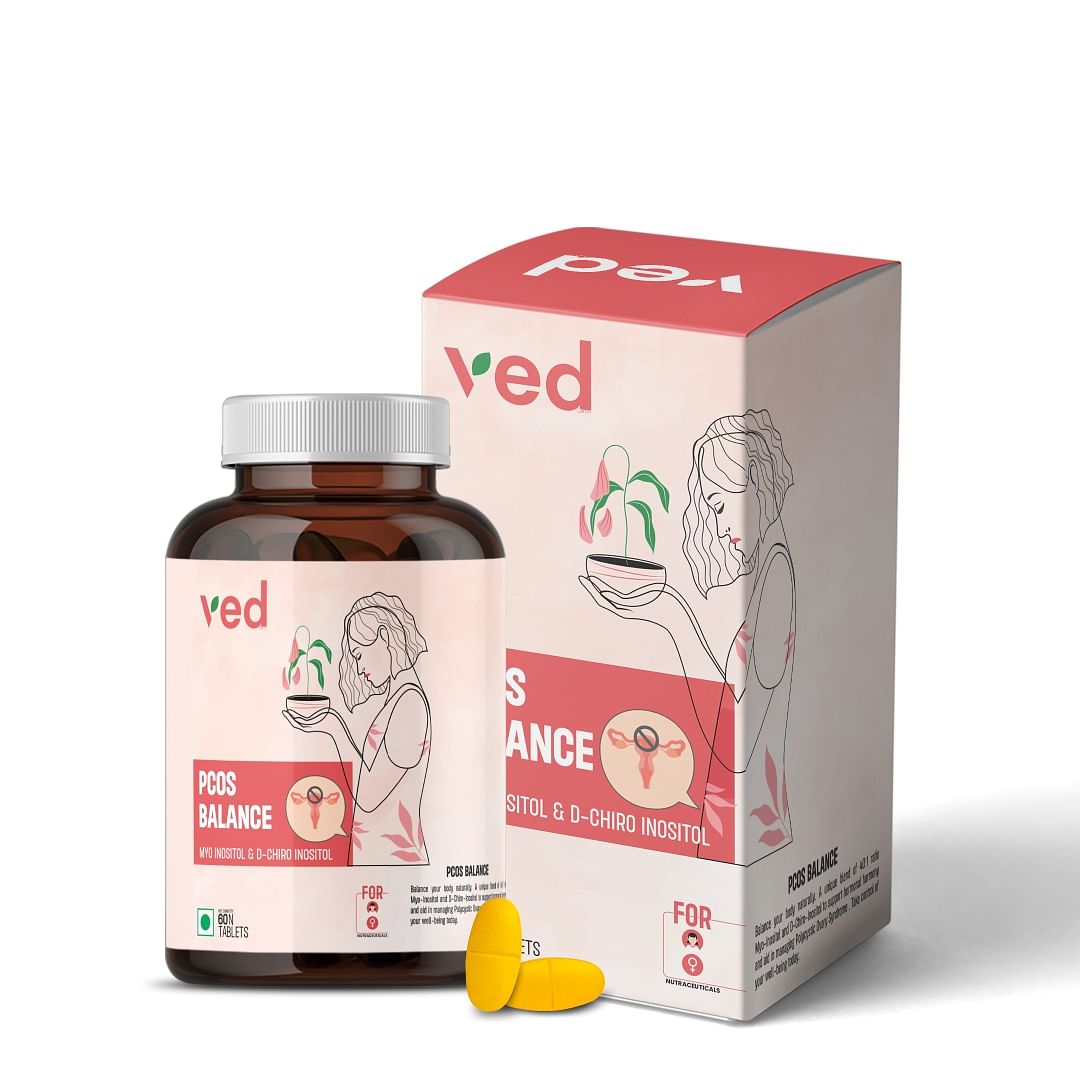 

VEDayu PCOS Supplement - 40:1 Ratio 2000mg Myo-Inositol to 50mg D-Chiro-Inositol - 60 Veg Tablets