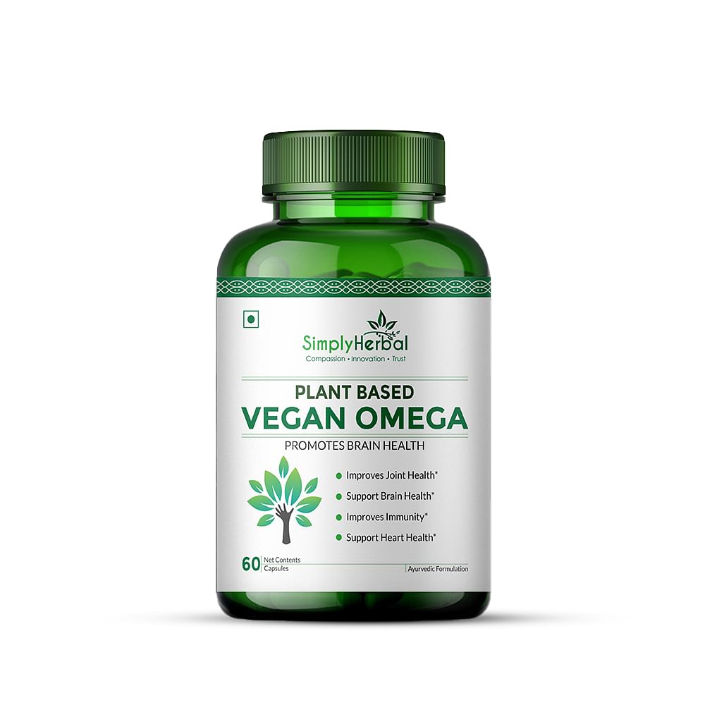 

Simply Herbal Vegan Omega 3 Capsules - 60 Capsules