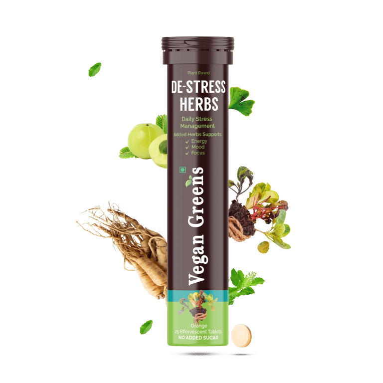 

Vegan Greens Plant Based DE-STRESS Ayurvedic Natural Herbs. Daily Stress Manamenent. For Energy, Mood, Focus, Calmess & Anxiety Control. Rejuvenate...