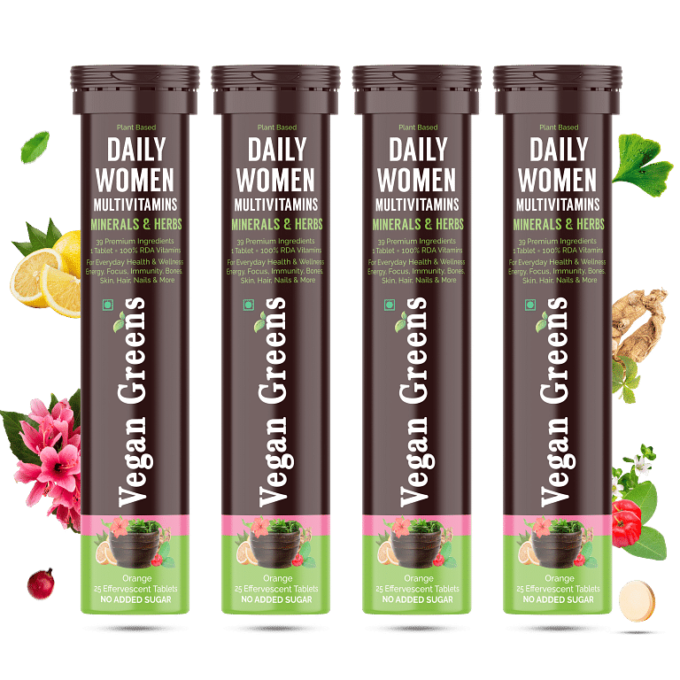 

Vegan Greens Daily Women Multivitamins (39 Vitamins, Minerals & Herbs). 100% RDA. Menstrual Health, Energy, Focus, Immunity, Joints, Bones, Skin, H...