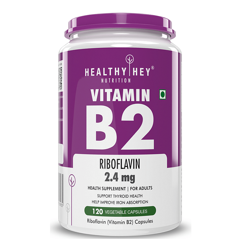 

HealthyHey Nutrition Natural B12 Vitamin - Support Immune Health | Non-Synthetic, No-Chemical | 30 Veg. Capsules