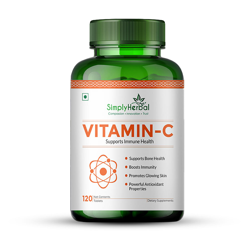 

Simply Herbal Vitamin C Tablets - 120 Tablets